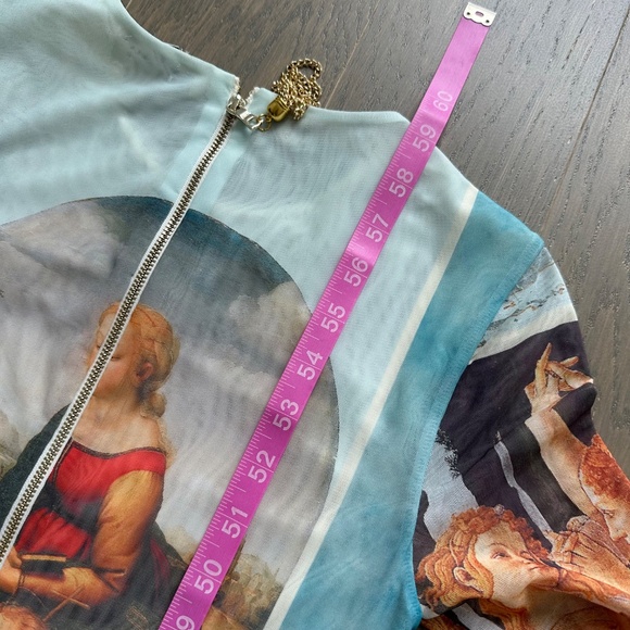 Alice + Olivia Delora Sunday Dreaming Maxi Dress Renaissance - Size 2 - EUC - Picture 11 of 12